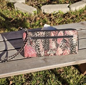 Kenneth Cole Reaction python print wristlet